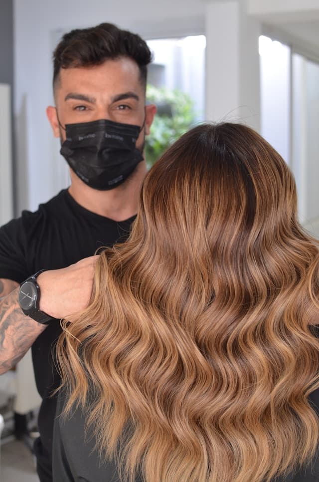 Mohammad Al Jounieh - Master Hair Artist at work